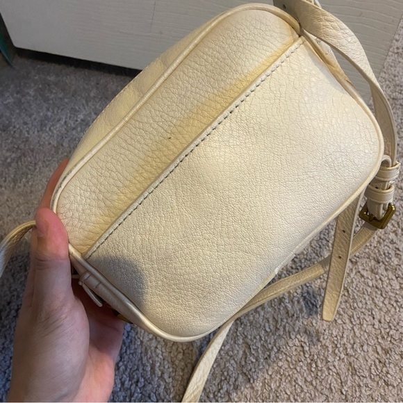 Small Cream Leather Crossbody Bag, J. Crew - Picture 5 of 6